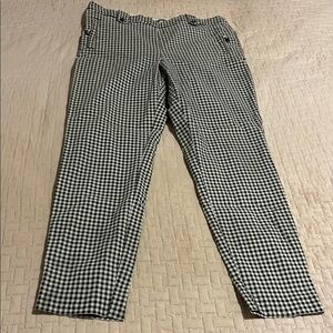 Maurices Black and White Checkered Leggings